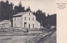 BADIA PRATAGLIA: (Cancellino) Ferrovia Societa' An. Industrie Forestali