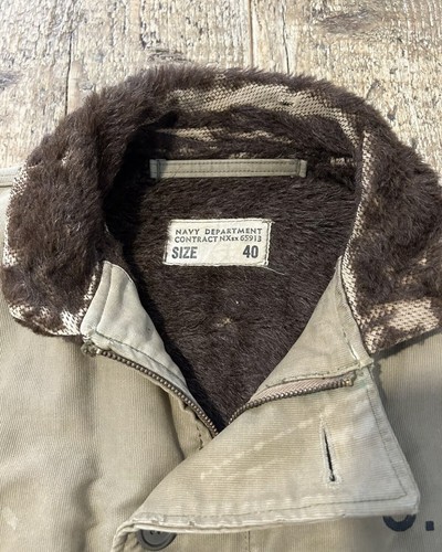 Ww2 deck jacket usn size - n-1,