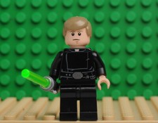 Lego sw0635 Luke Skywalker (Jedi Master) + Green Lightsaber set 75159 75093 