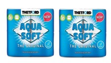 CARTA IGIENICA AQUA SOFT THETFORD PER TOILETTE PORTATILI E CAMPER - 2 CONFEZIONI
