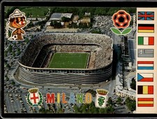 Cartolina milano stadio san - cartolina,