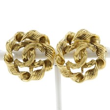Orecchini chanel rotondi marca - rotondi,