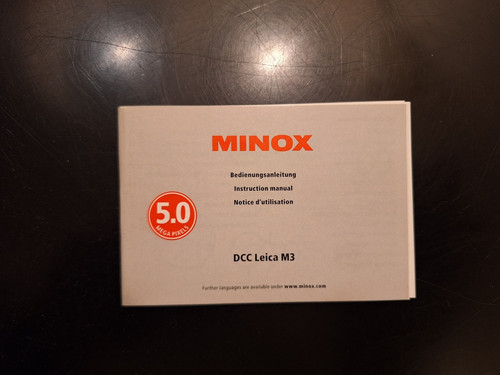Minox dcc leica manuale - dcc,
