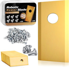 Set Di 30 Lame in Titanio per Robot Tagliaerba Worx Landroid, Lame Di Ricambio D
