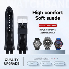 Cinturino orologio nylon pelle