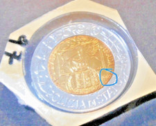 500 Lire BIMETALLICA "50^ POLIZIA DI STATO STRADALE" 1947-1997