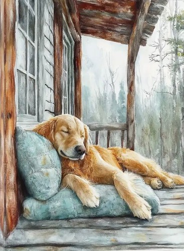 Tela cane arte parete - arte, da