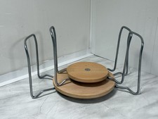 2 portapiatti regolabili in