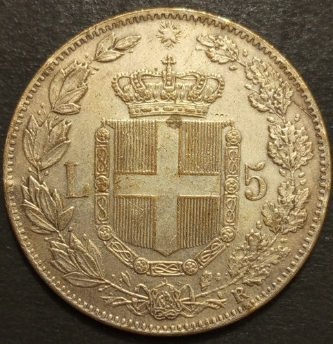 Regno italia lire 1879 - 5,