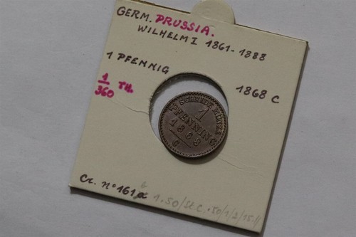 Germany prussia pfennig - prussia, 1