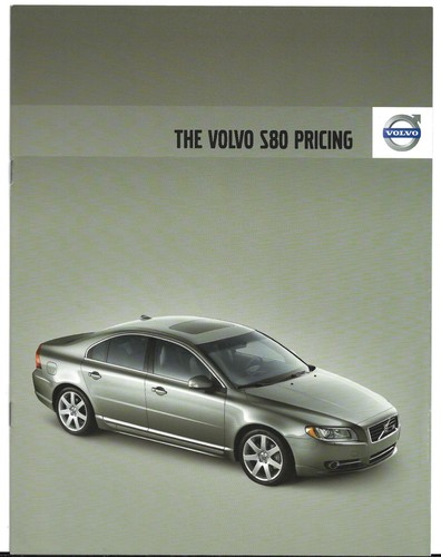 Volvo s80 specifiche - volvo, 2007-2008
