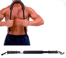 Barra Di Potenza Molla Palestra Ginnastica Fitness Sport Attrezzi Forza 20Kg dfh