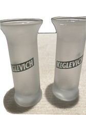 2 Vintage Keglevich Frosted