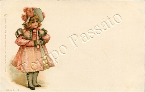 Donna con cappotto - , rosa