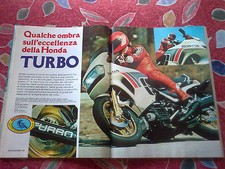 MOTOCICLISMO 1982 CON PROVA HONDA CX 500 TURBO - MOTO D' EPOCA - 