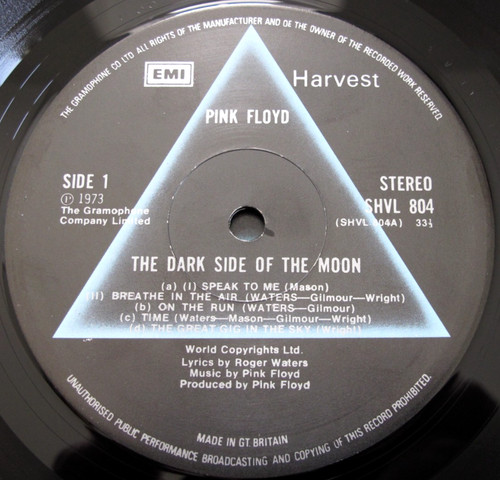 Pink floyd dark side - floyd, of