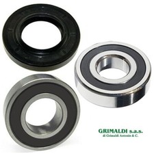 KIT CUSCINETTI E ANELLO TENUTA PER LAVATRICE 6305-2RS 6306-2RS