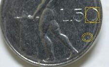 MONETA 50 LIRE ANNO 1992 VULCANO PICCOLA 2° TIPO REP. ITALIANA RARA CON  ERRORI.