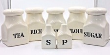 VINTAGE SET OF 7 CERAMIC