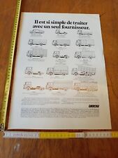 manifesto pubblicità originale camion Fiat 616 50 80 90 nc 130 684 619 110 697