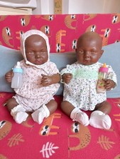 2 Bambole Effe Franca,Coppia Di Gemelli Maschio,Femmina.Vintage Anni '70.Natiora