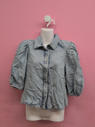 Top jeans donna - , plissettato