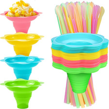 50 PZ Tazze Colorate con Cono
