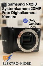 📸 Samsung NX210 fotocamera di sistema 20MP foto fotocamera digitale fotocamera ✅ Only corpo corpo