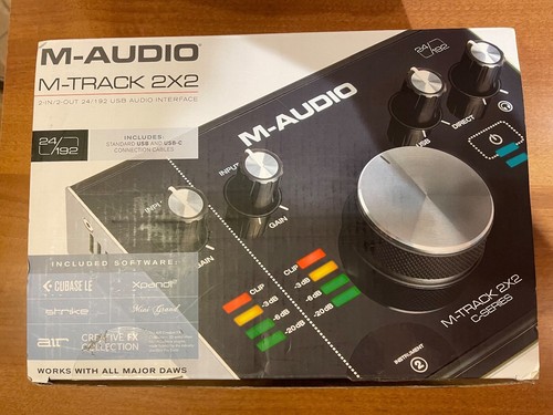 Scheda audio track - m-audio, m-track