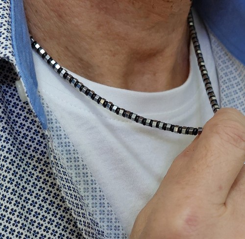 Collana uomo acciaio - collana, ed