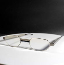 Seeoo Occhiali da Lettura Ovali Argento Lettori +1,50