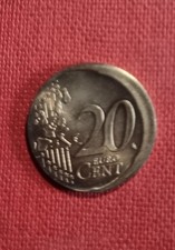 Moneta €0.20 Italia Errore Conio