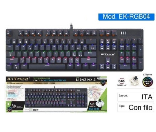 Tastiera gaming meccanica - tastiera,