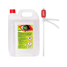 Bio Sprint BIOETANOLO COMBUSTIBILE LIQUIDO STUFA, CAMINETTO 1X5Lt+POMPA OMAGGIO