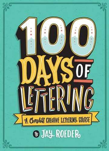 100 days lettering a - days, lettering: