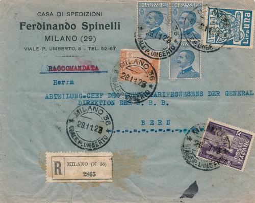 Italia regno 1923 busta - regno,