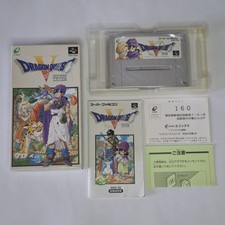 Dragon Quest V 5 Super Famicom SFC Nintendo Japanese With Box And Manual (D)