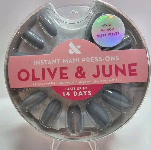 Olive june press on - june, press-on