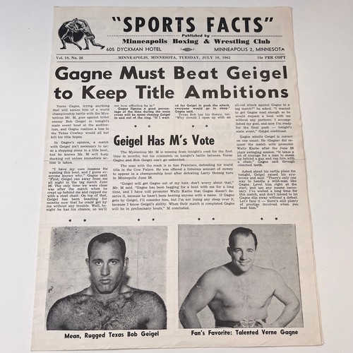 Vern gagne bob - gagne, geigel