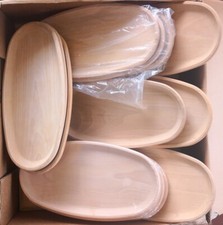 Piatti in legno ovali artigianali
