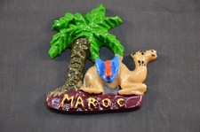 MAGNETE FRIGO FRIDGET MAGNET SOUVENIR MAROCCO CAMMELLO RESINA