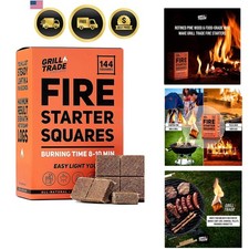 Fuoco Avviamento Quadrati 144 Easy Light Carbone Fuoco Pit Grill Fuoco Pellet