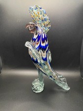 Scultura pappagallo vetro - scultura,