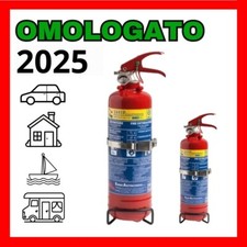 estintore a polvere 2 kg per casa vacanze auto aziende OMOLOGATO 2025 + SUPPORTO