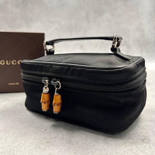 Gucci borsa vanity - gucci, bambù