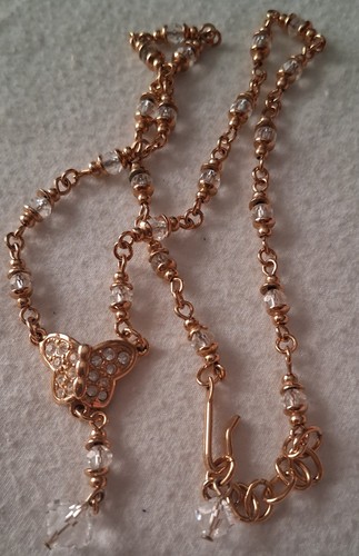 Collana girocollo farfalla - collana/girocollo,