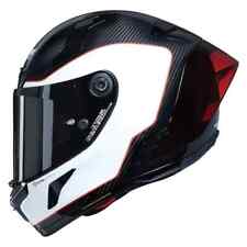 Casco Integrale Nolan X-804 RS U.C. ASSO DI PICCHE 343 Carbonio / Bianco / Rosso