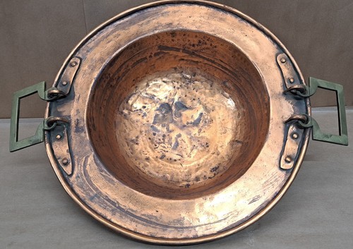 Antico braciere rame xviii - antico, rame,