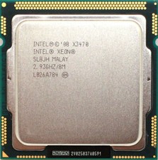 Processore CPU Intel Xeon X3470 2,93 GHz 4 core 8 thread SLBJH 8 M cache LGA1156