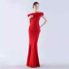 Vestito Abito Elegante Lungo